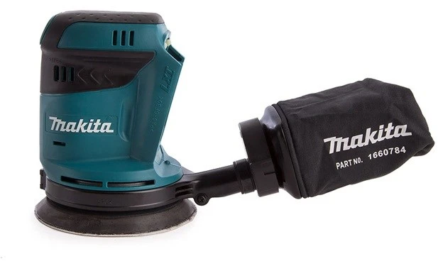 Makita DBO180Z Akumuliatorinis ekscentrinis šlifuoklis 18V, 125mm, Be akumuliatorių ir kroviklio!