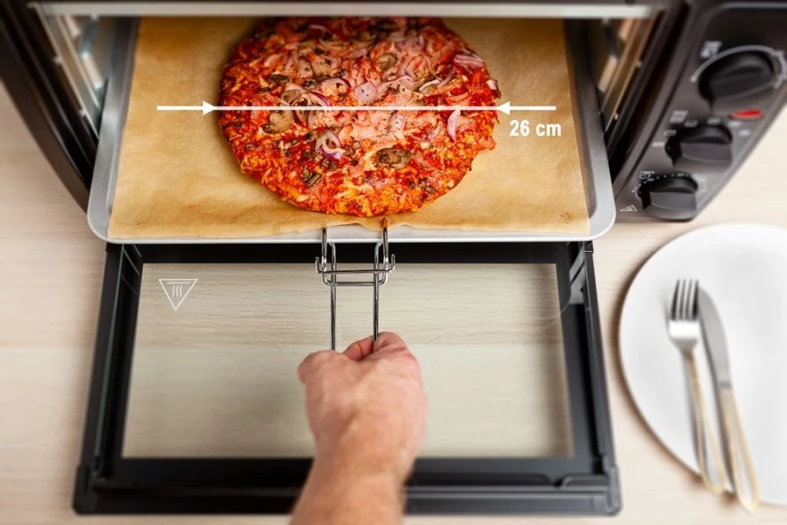 Mikrobangų krosnelė Oven ELDOM PR500 (2000W, juodos spalvos)