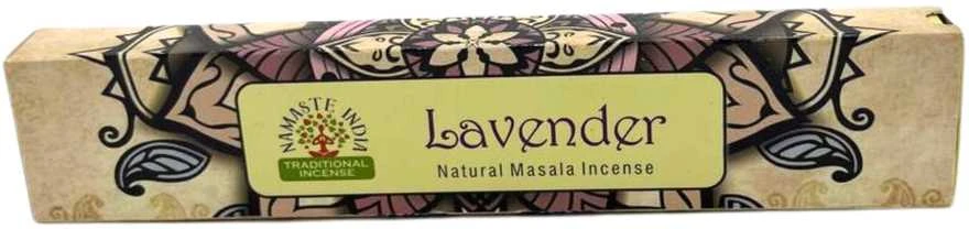 Orkay Smilkalų lazdelės Lavender Mandala Masala, Namaste India, 15g