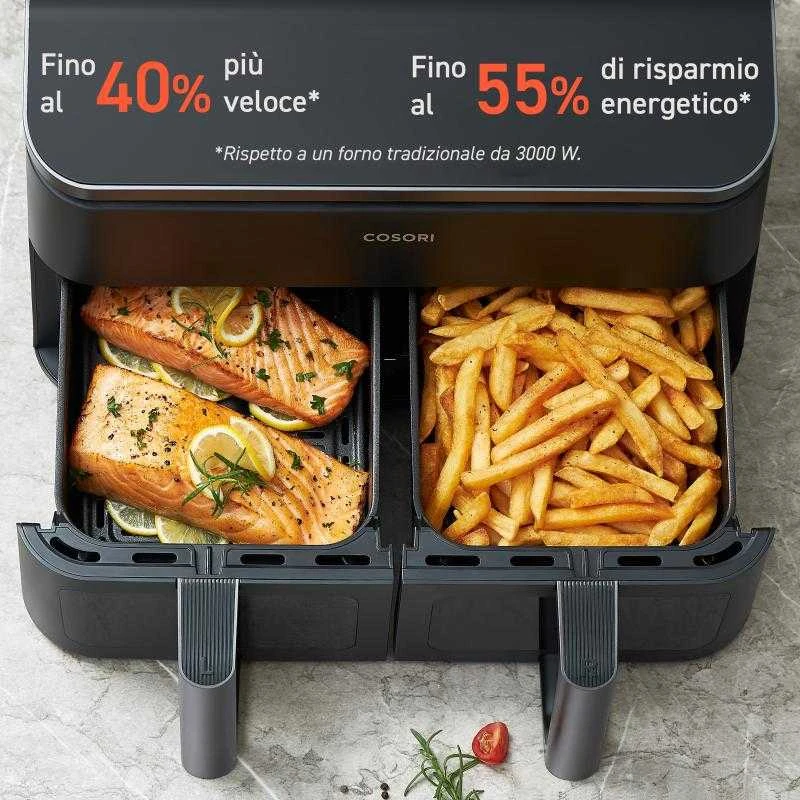 Gruzdintuvė Cosori Dual Basket CAF-R901-8.5 l juoda