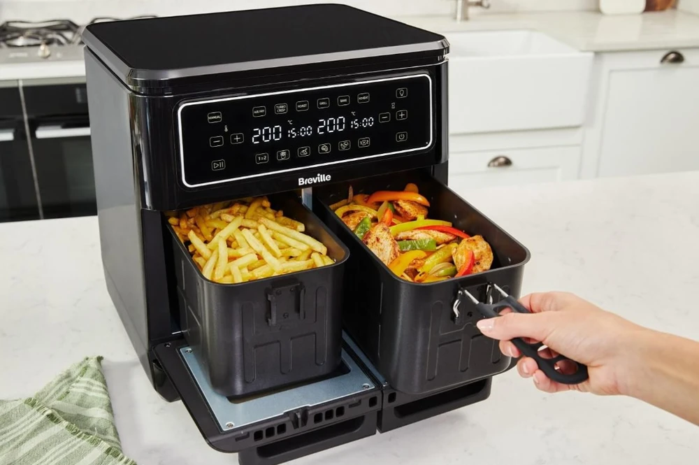 „Breville VDF130X“ oro keptuvė be aliejaus