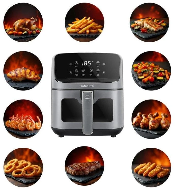 ELDOM FR45 FRITELO 1500 W riebalų neturinti gruzdintuvė