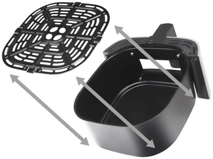 ELDOM FR45 FRITELO 1500 W riebalų neturinti gruzdintuvė