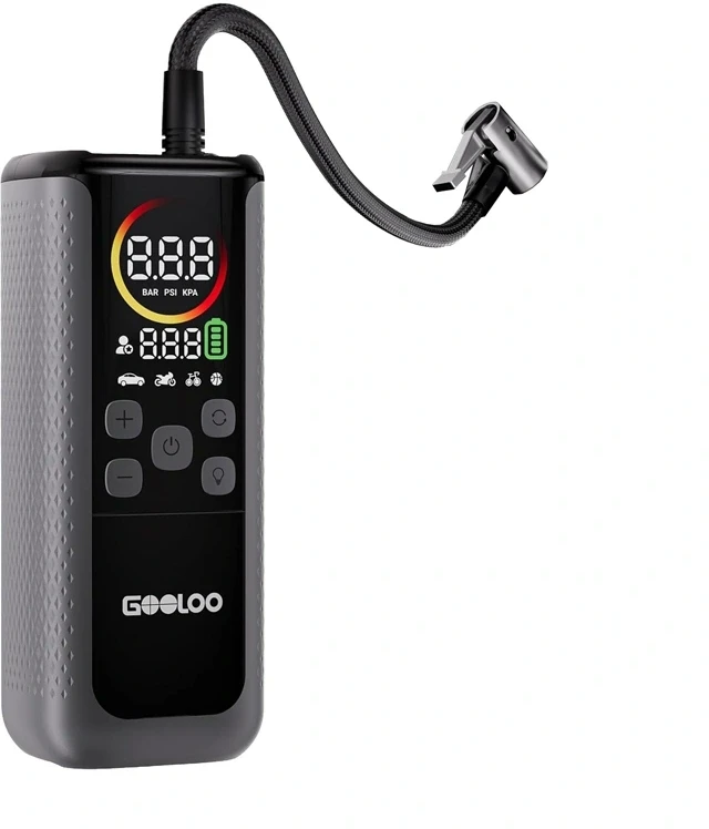 Oro Kompresorius - GOOLOO GT160 Dviejų Cilindrų 160 PSI