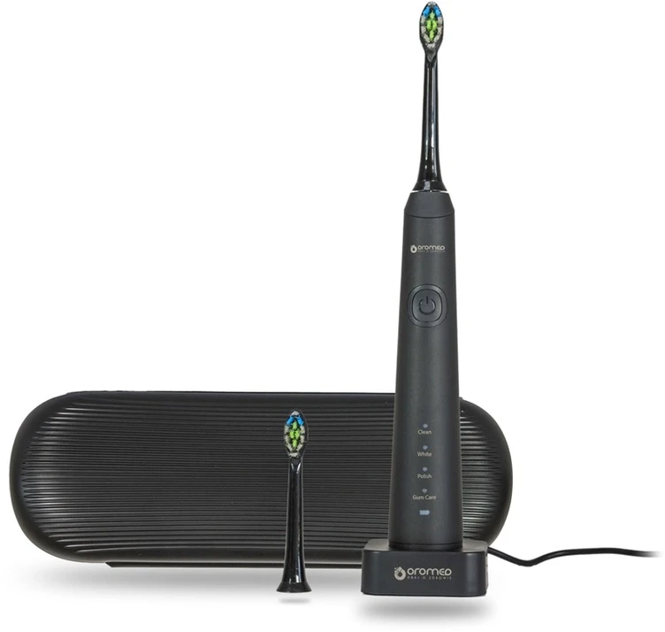 Oro-med Elektrinis Dantų Šepetėlis - ORO-SONIC PROFESSIONAL Juodas