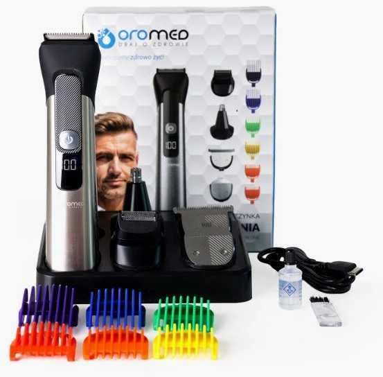 Barzdaskutė Oro-med Oromed ORO-TRIMMER ALL IN ONE Multifunctional trimmer Juodas, Sidabrinis