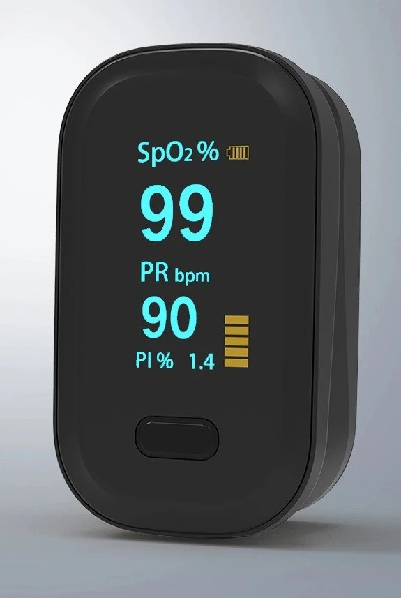 Pulse oximeter Oro-Oximeter Juodas