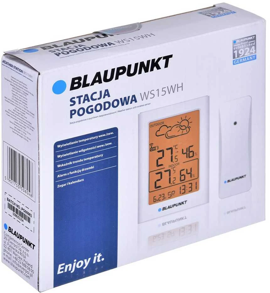 Oro stotis - Blaupunkt WS15WH su lauko jutikliu baltas