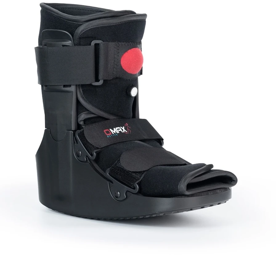 Reha Fund Short Ankle-Foot Orthosis "AIR WALKER SHORT" O-1183/XL REHAFUND, Juodas
