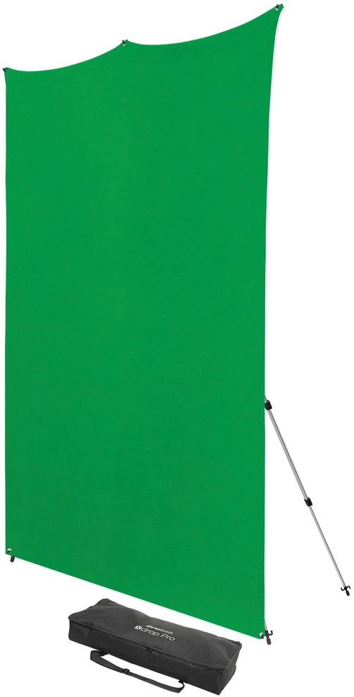 „Westcott X-Drop Pro“ 244 x 244 cm žalios pertvaros rinkinys