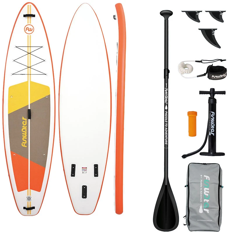 FunWater SUP irklentė SUPFW69B (oranžinė-balta)