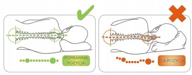 Antar kontūrinė pagalvė, pagaminta iš viskoelastinio putplasčio AT03002