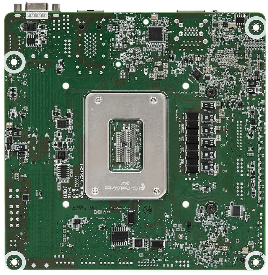 „Asrock EC266D2I“ pagrindinė plokštė „Intel C266 LGA 1700 mini ITX“