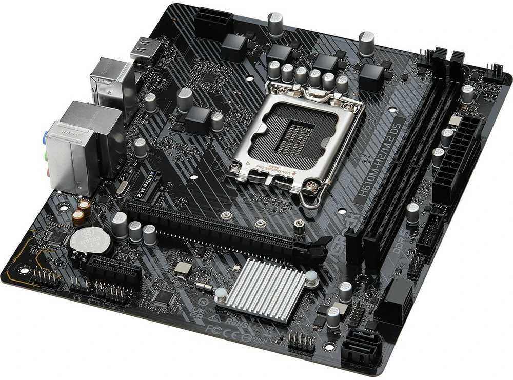 Pagrindinė plokštė ASROCK H610M-H2/M.2 D5 LGA1700 2xHDMI