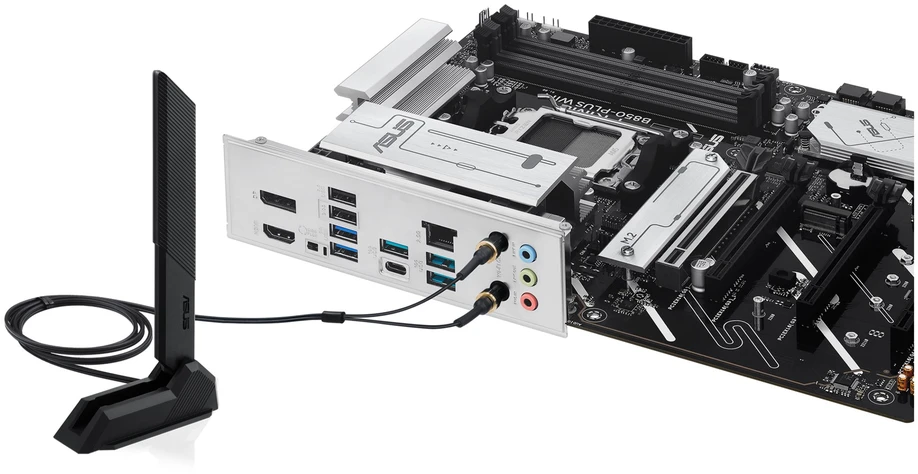 Pagrindinė plokštė - ASUS PRIME B850-PLUS WIFI ATX AM5 4xDDR5 Wi‑Fi 6E 2,5 Gb Ethernet 3xM.2 4xSATA III