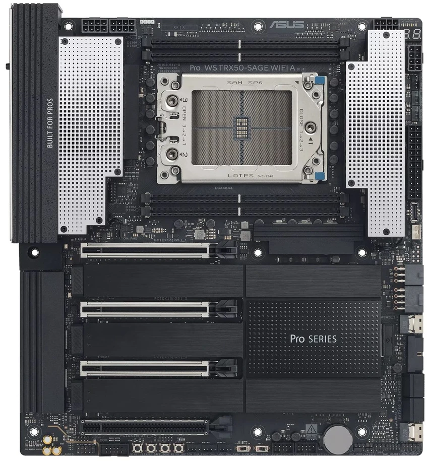 Pagrindinė plokštė - ASUS PRO WS TRX50-SAGE WIFI A, AMD TRX50, DDR5, Dual 10GbE