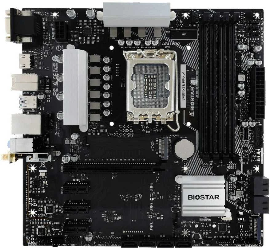 Pagrindinė plokštė Motininė Plokštė - Biostar B760MX2-E Pro D4