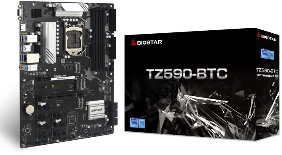 Biostar TZ590-BTC pagrindinė plokštė