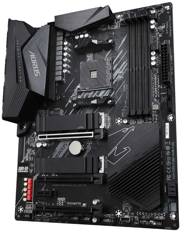 Pagrindinė plokštė Gigabyte B550 AORUS ELITE AX V2, AM4, ATX, DDR4