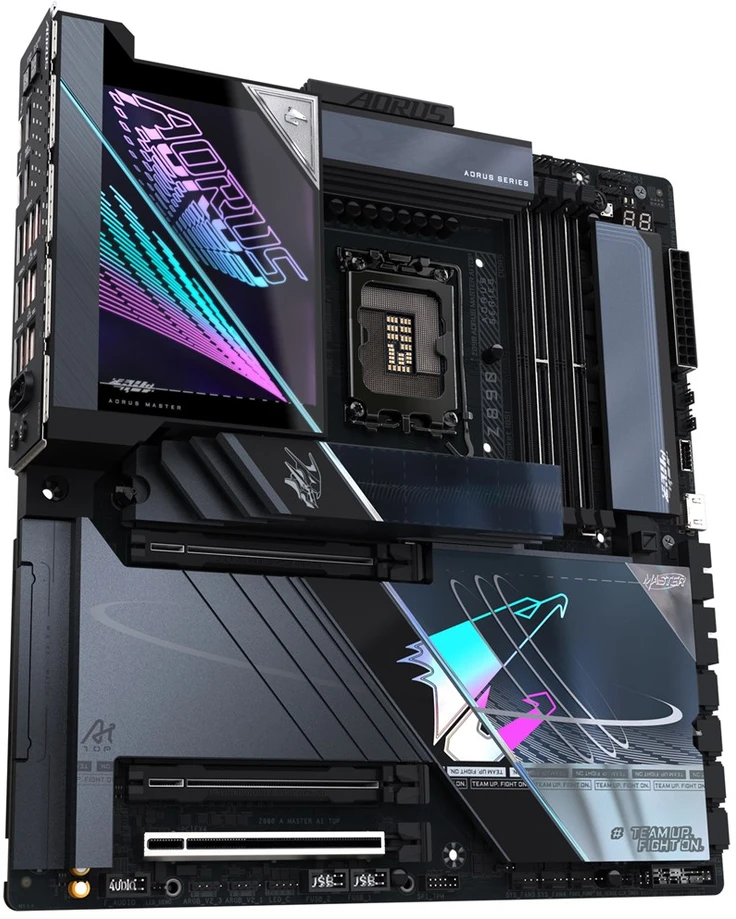 Pagrindinė Plokštė - Gigabyte Z890 AORUS MASTER AI TOP Juoda