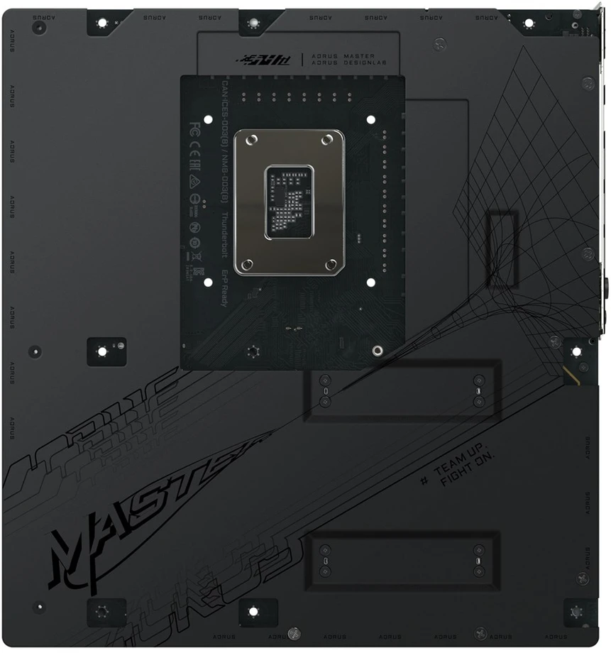 Pagrindinė Plokštė - Gigabyte Z890 AORUS MASTER AI TOP Juoda