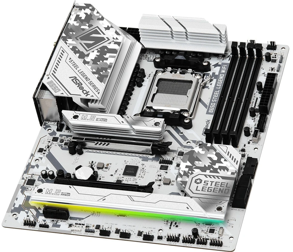 Pagrindinė plokštė ASRock B650 Steel Legend WiFi, ATX, AM5