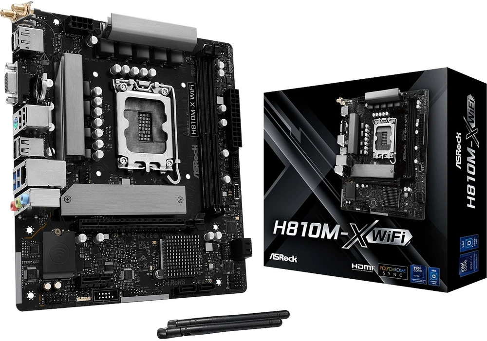 ASRock H810M-X WIFI pagrindinė plokštė