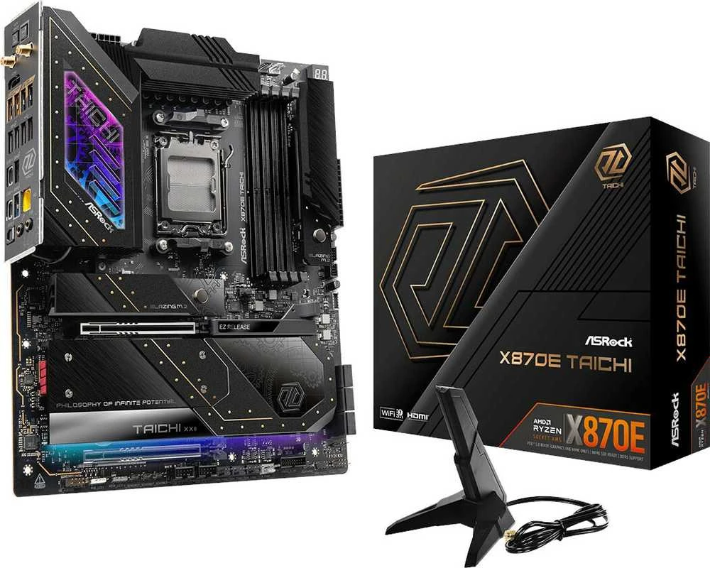 Pagrindinė plokštė ASROCK X870E TAICHI AM5 DDR5 ATX MB