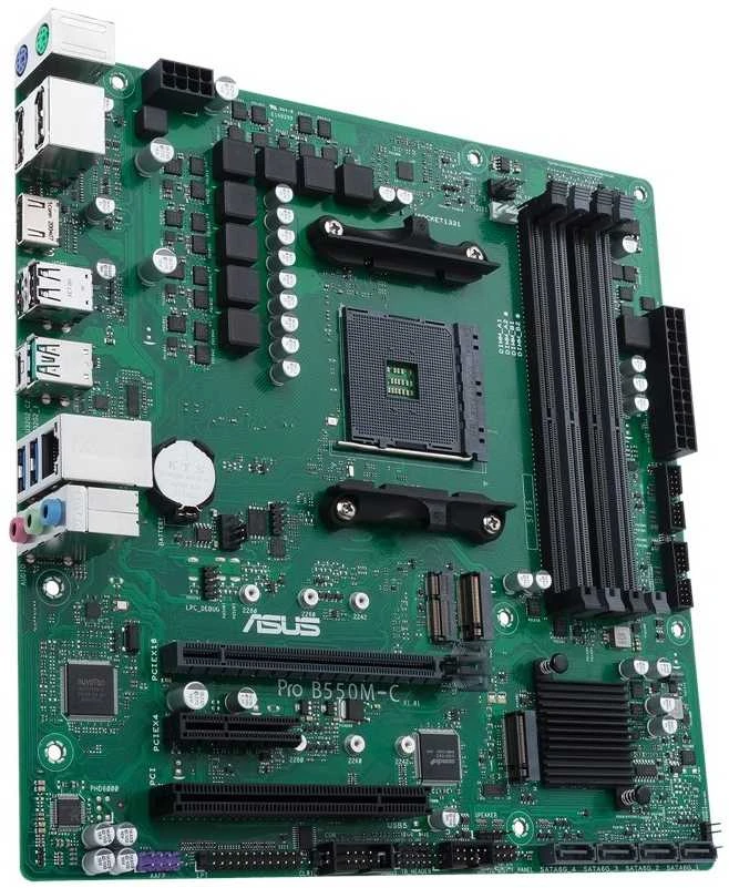 Pagrindinė plokštė Motininė Plokštė - ASUS PRO B550M-C/CSM Socket AM4 micro ATX 4 DDR4 Slots