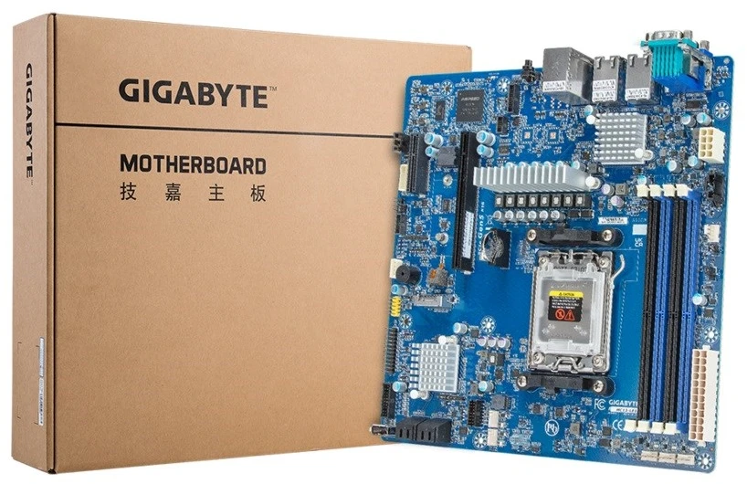 Pagrindinė plokštė - „Gigabyte MC13-LE1“ 1x AM5 AMD Epyc 4004/Ryzen 7000/Ryzen 9000 B650E.