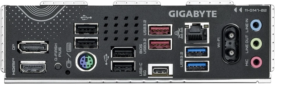 Pagrindinė plokštė GIGABYTE B850 GAMING WF6 AM5 MB 4xDDR5 4xSATA 3xM.2
