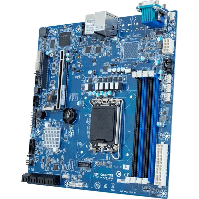 Motininė Plokštė - Gigabyte MX34-BS0(MR) LGA1700 Intel Xeon E-24XX mATX