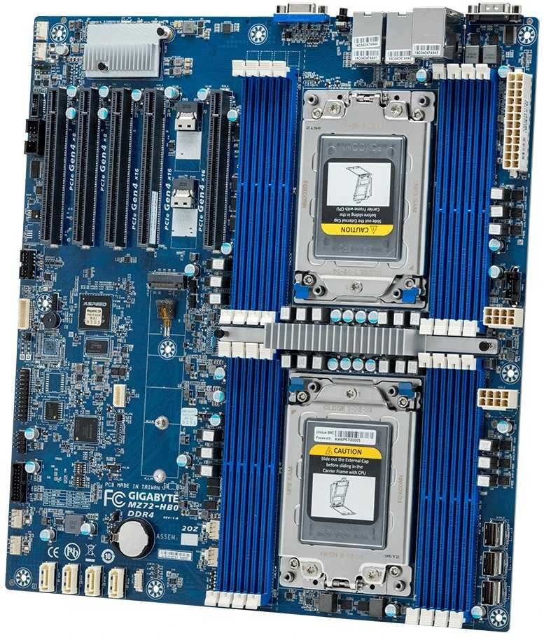 Pagrindinė plokštė - „Gigabyte MS74-HB0“ 2x LGA4710 „Intel Xeon 6 Intel Xeon“ serija 6500/6700 „Intel SoC“