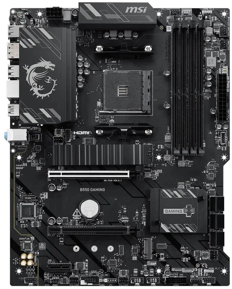 Pagrindinė Plokštė - MSI B550 GAMING Juoda