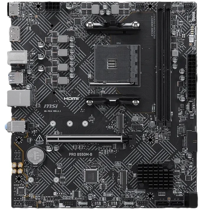 MSI PRO B550M-B pagrindinė plokštė