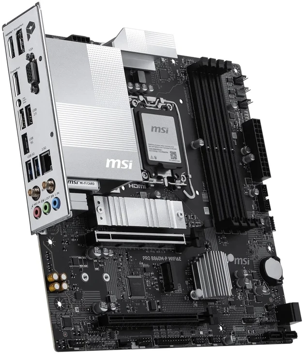 Pagrindinė plokštė MSI PRO B860M-P WIFI6E