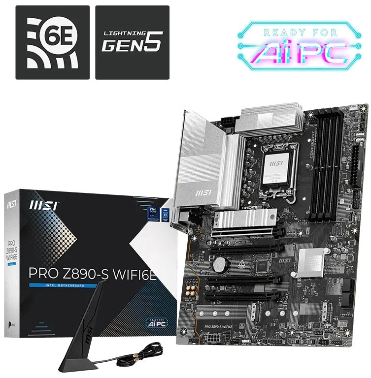 MSI PRO Z890-S WIFI6E pagrindinė plokštė