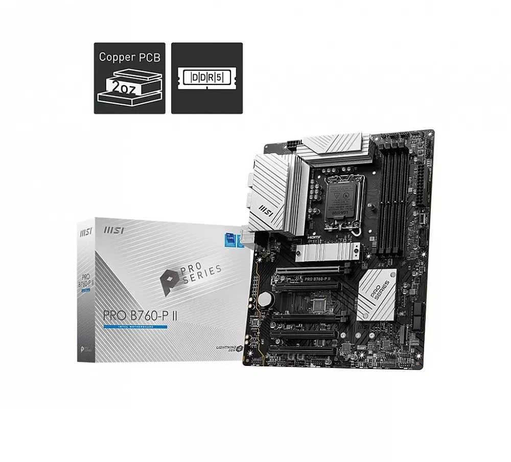 Pagrindinė plokštė MSI PRO B760-P II