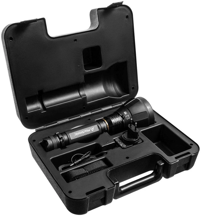 Paieškos Šviesa - MacTronic Blitz LR11 1100 Liumenų 1100 Metrų Įkraunamas Aliuminis Juodas