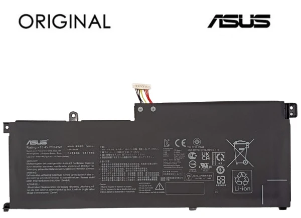 Nešiojamo kompiuterio baterija ASUS C41N2002, 4115mAh, Original