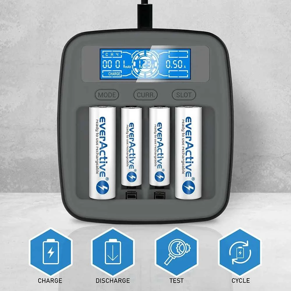 Įkroviklis „everActive NC-1000M V2 USB-C“!