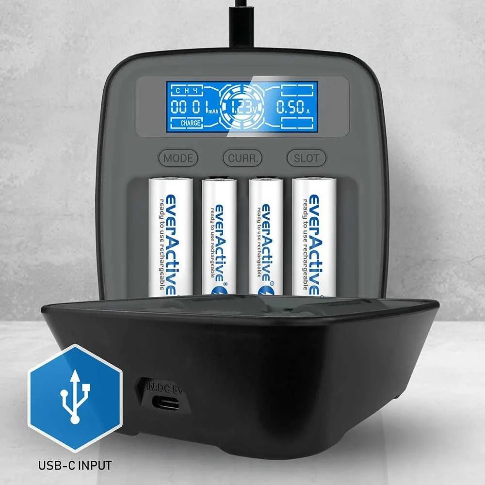 Įkroviklis „everActive NC-1000M V2 USB-C“!