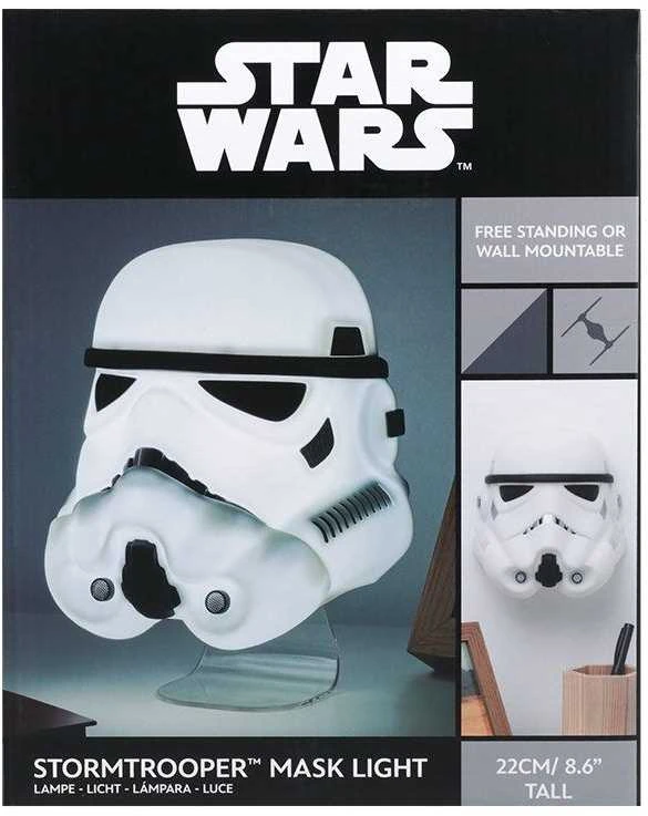 Paladone Šviesos - „Star Wars“ Stormtrooper Kaukė USB/Baterija 22cm Balta