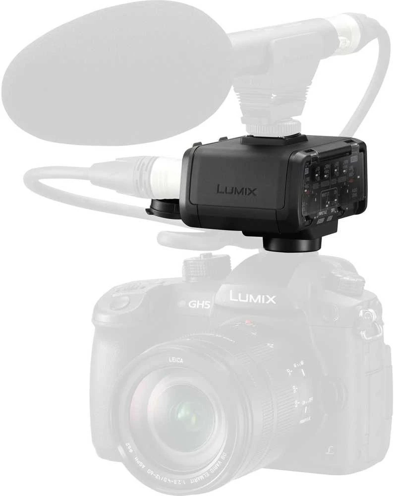 Panasonic DMW-XLR1 adapteris su Lumix GH5 kamera