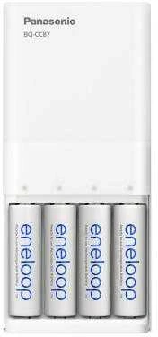Įkroviklis Panasonic ENELOOP K-KJ87MCD40USB, 2,25 V; +(4xAA)