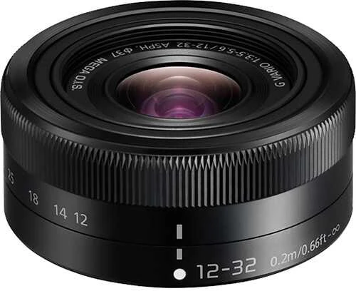 Panasonic Lumix DC-G100D + LUMIX G VARIO12-32mm f/3.5-5.6 ASPH (Juodas)