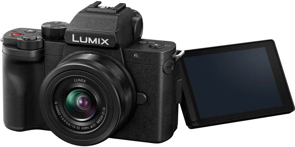 Panasonic Lumix DC-G100D + LUMIX G VARIO12-32mm f/3.5-5.6 ASPH (Juodas)