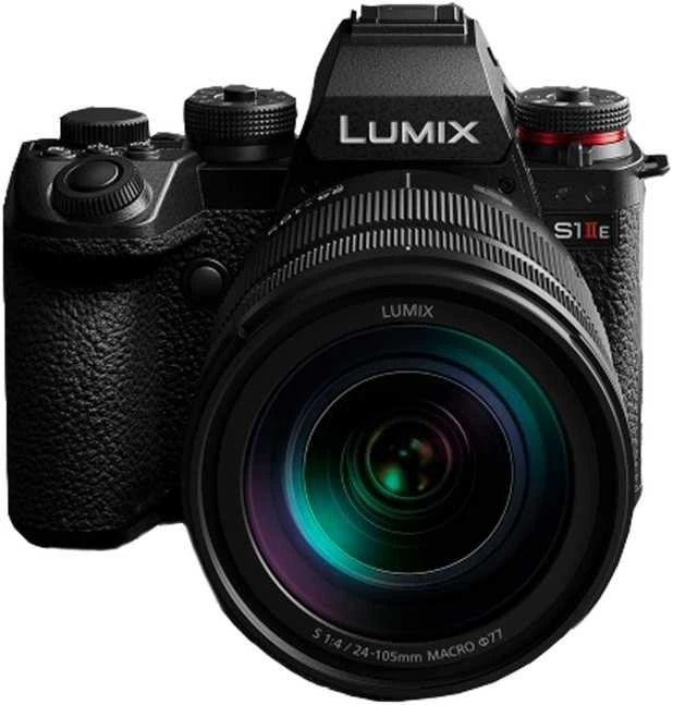 „Panasonic“ „Lumix S1 II E“ (S1 IIE) + „LUMIX S 24–105 mm F4“ (S-R24105) (DC-S1M2E)