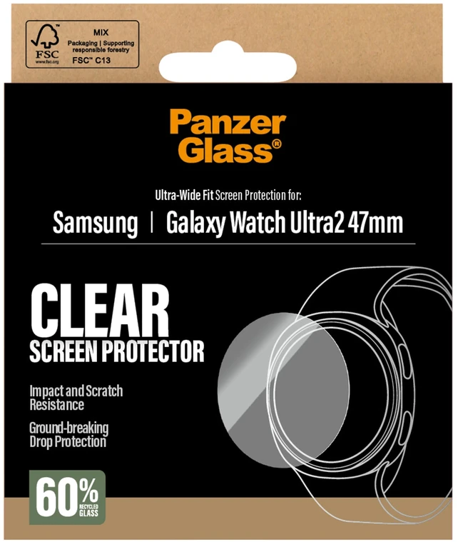 Panzer Glass Ekrano apsauga - PanzerGlass Galaxy Watch Ultra2 47 mm Skaidri