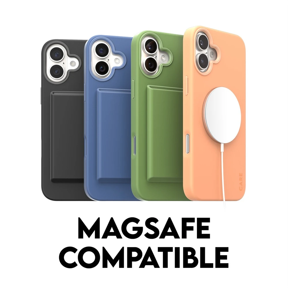 Panzer Glass CARE by PanzerGlass Fashion Apple iPhone 16 Plus 6.7" dėklas telefonui juodos spalvos/dėklas telefonui juodos spalvos MagSafe 1379